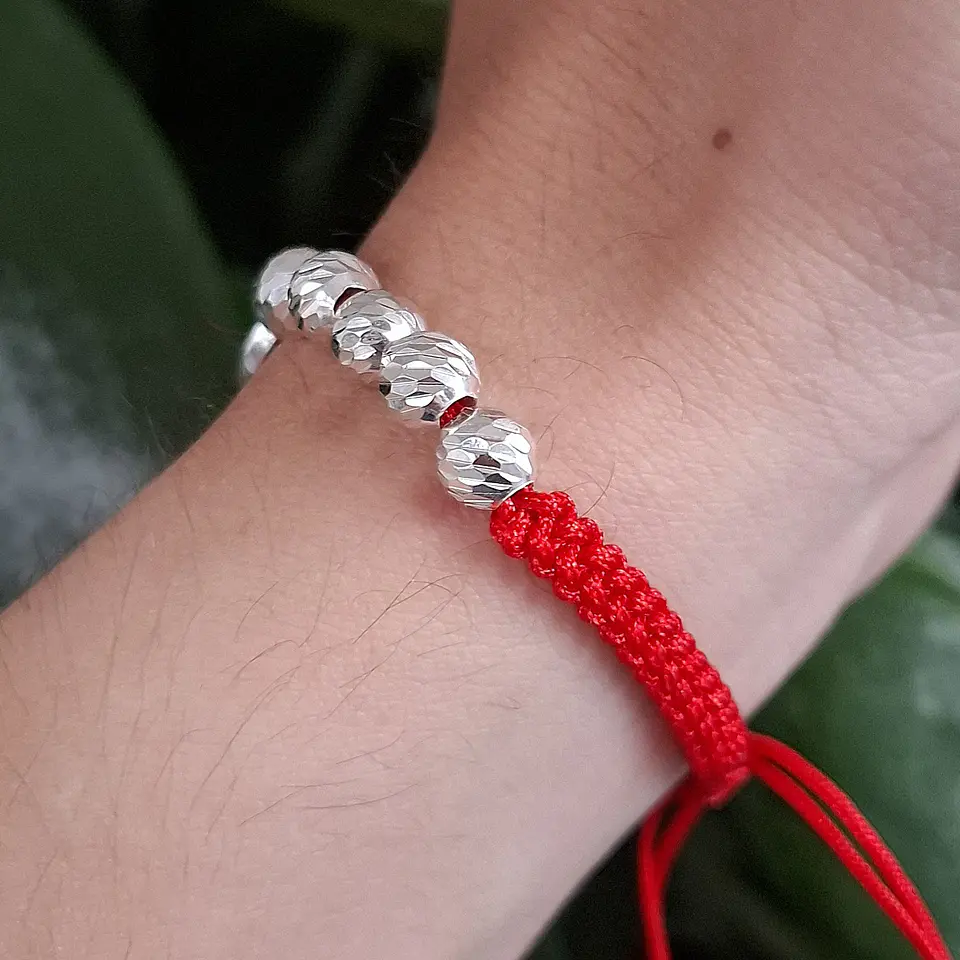 Pulsera de San Benito con Tejido Chinesca 5