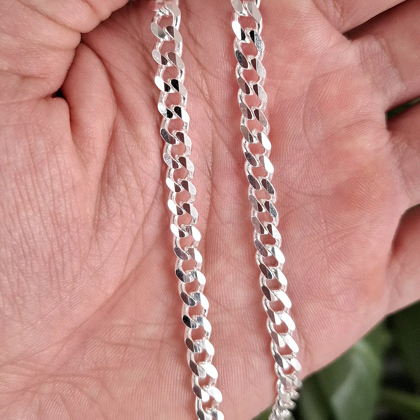 Cadena Cubana Maciza de 60cm 4
