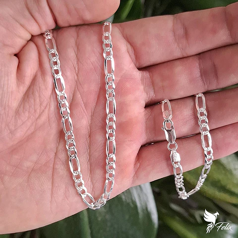 Cadena Cartier Diamantada de 60cm