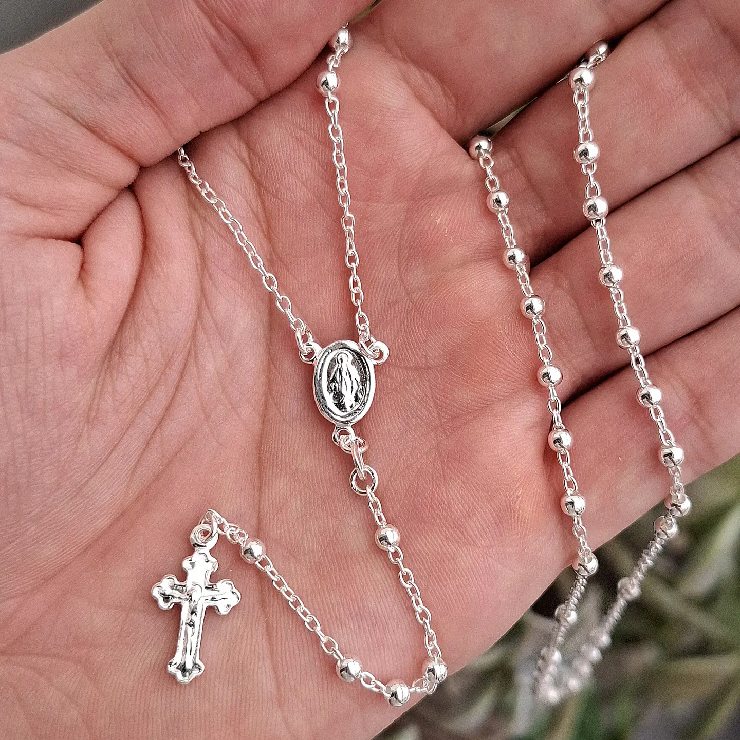 Rosario Virgen Milagrosa de 60cm 1