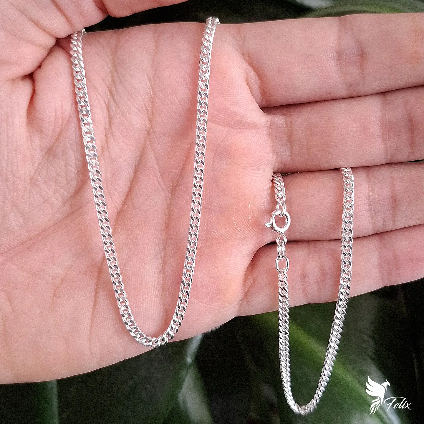 Cadena Cubana Delgada de 60cm 1
