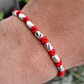 Pulsera Tejido Serpiente con Cilindros - Miniatura 4