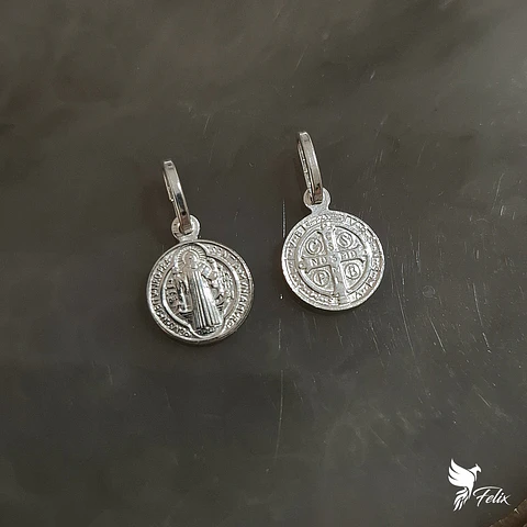 Dije de San Benito de 10mm
