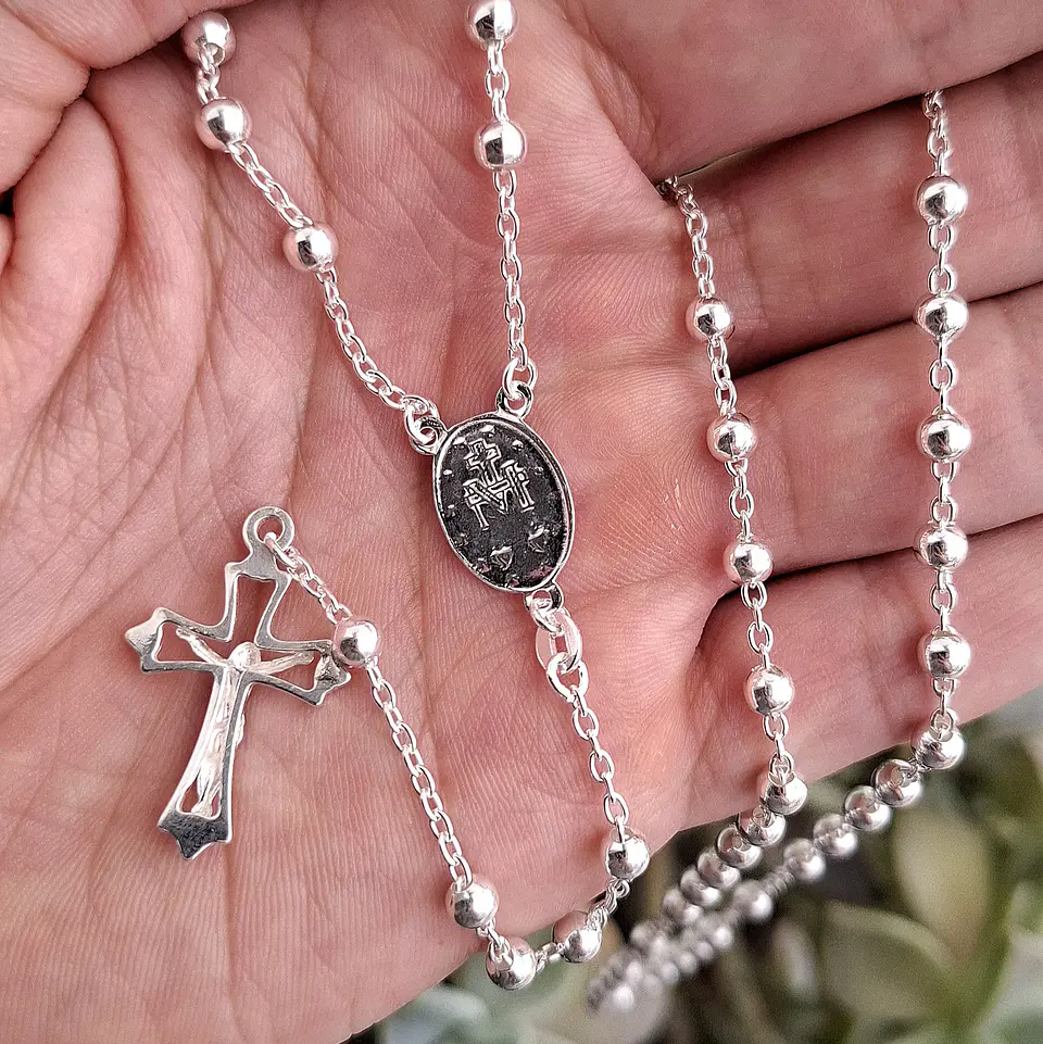 Rosario Virgen Milagrosa de 60cm 2