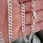 Cadena Cubana Diamantada Ancha de 60cm - Miniatura 2