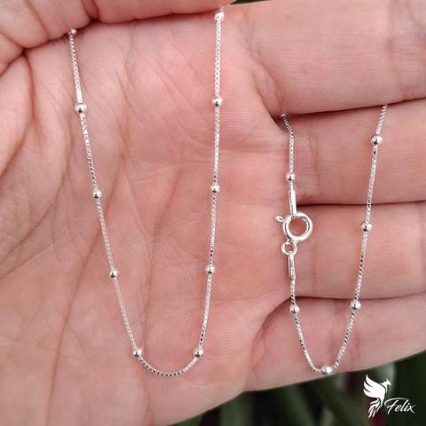 Cadena Veneciana con Balines de 45cm