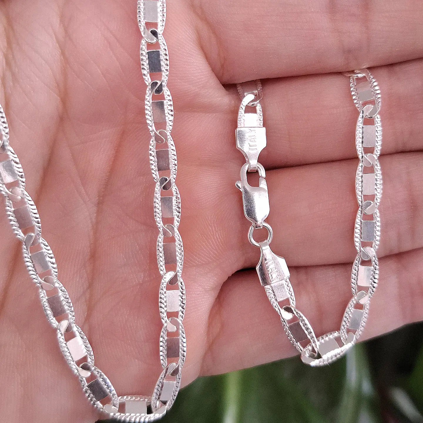 Cadena Espejo Diamantada de 50cm 2