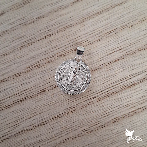 Dije San Benito de 15mm