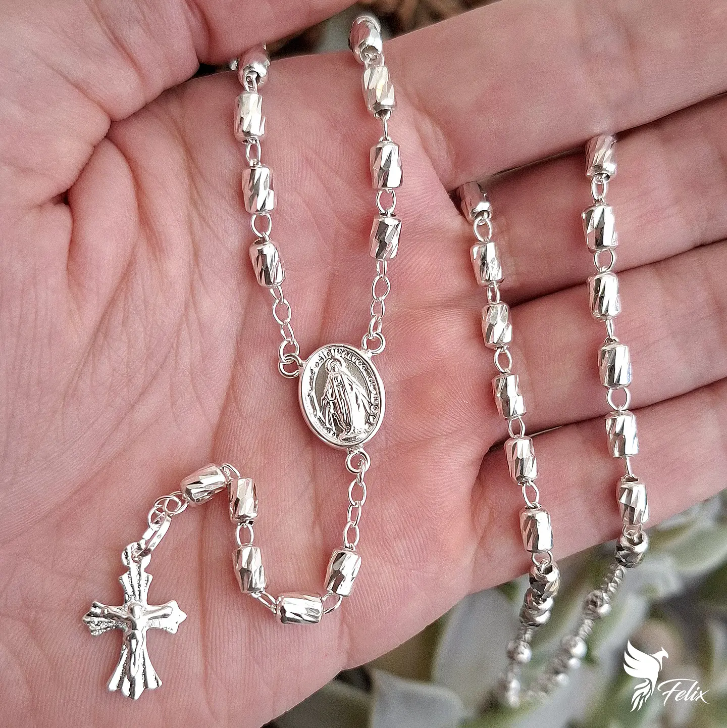 Rosario Virgen Milagrosa de 65cm 1