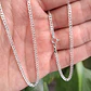 Cadena Cubana Diamantada Delgada de 60cm - thumbnail 2
