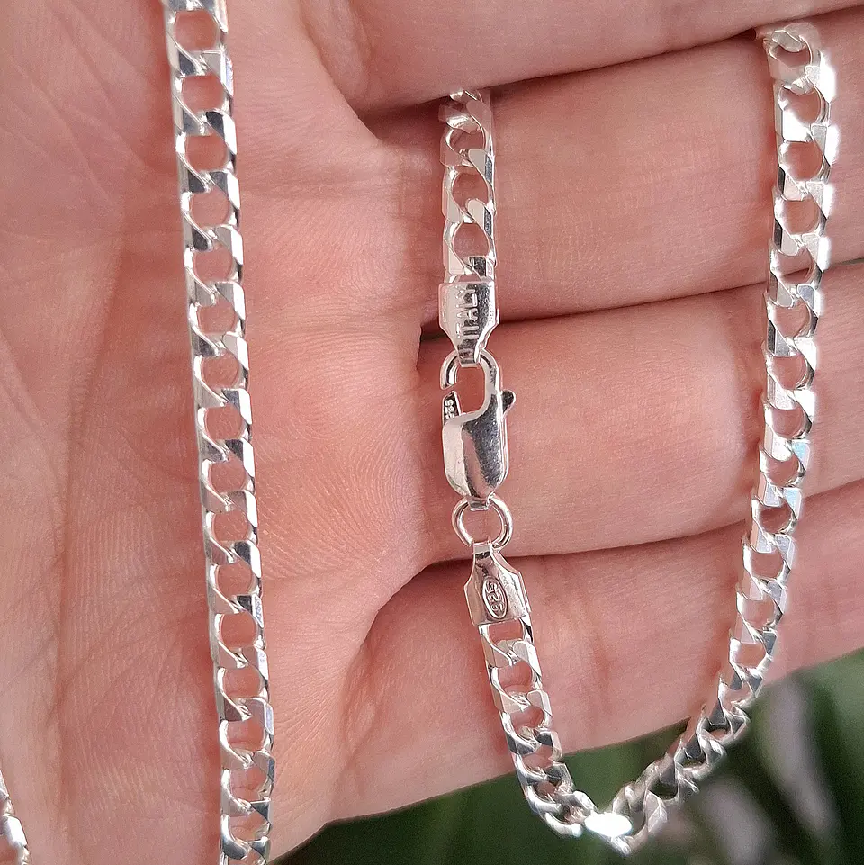 Cadena Cuadrada Maciza de 60cm 2