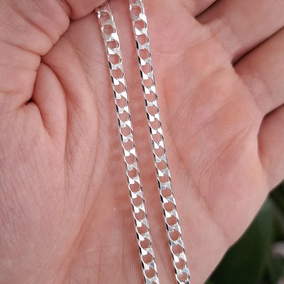Cadena Cuadrada Maciza de 60cm 3