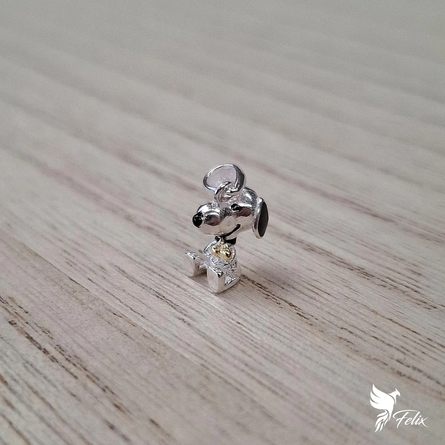 Dije de Snoopy de 10mm 1