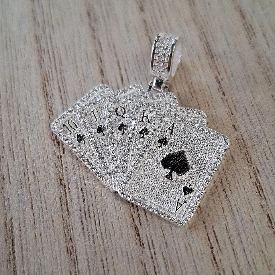 Dije Cartas de Poker de 23mm 3