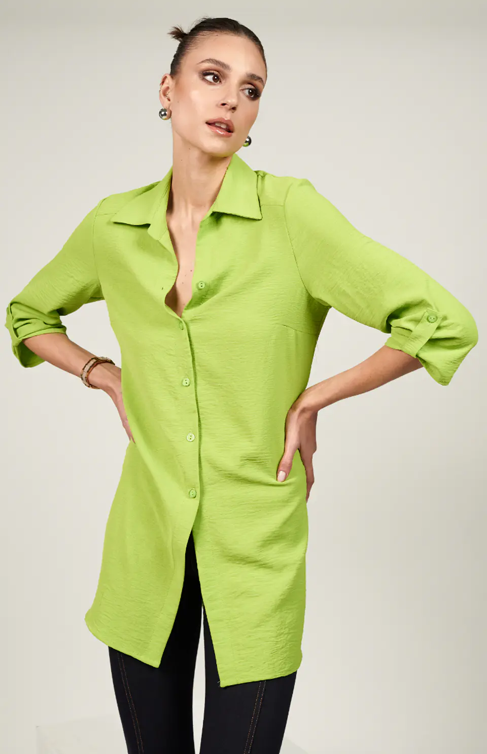 Blusón sofia pistacho  3