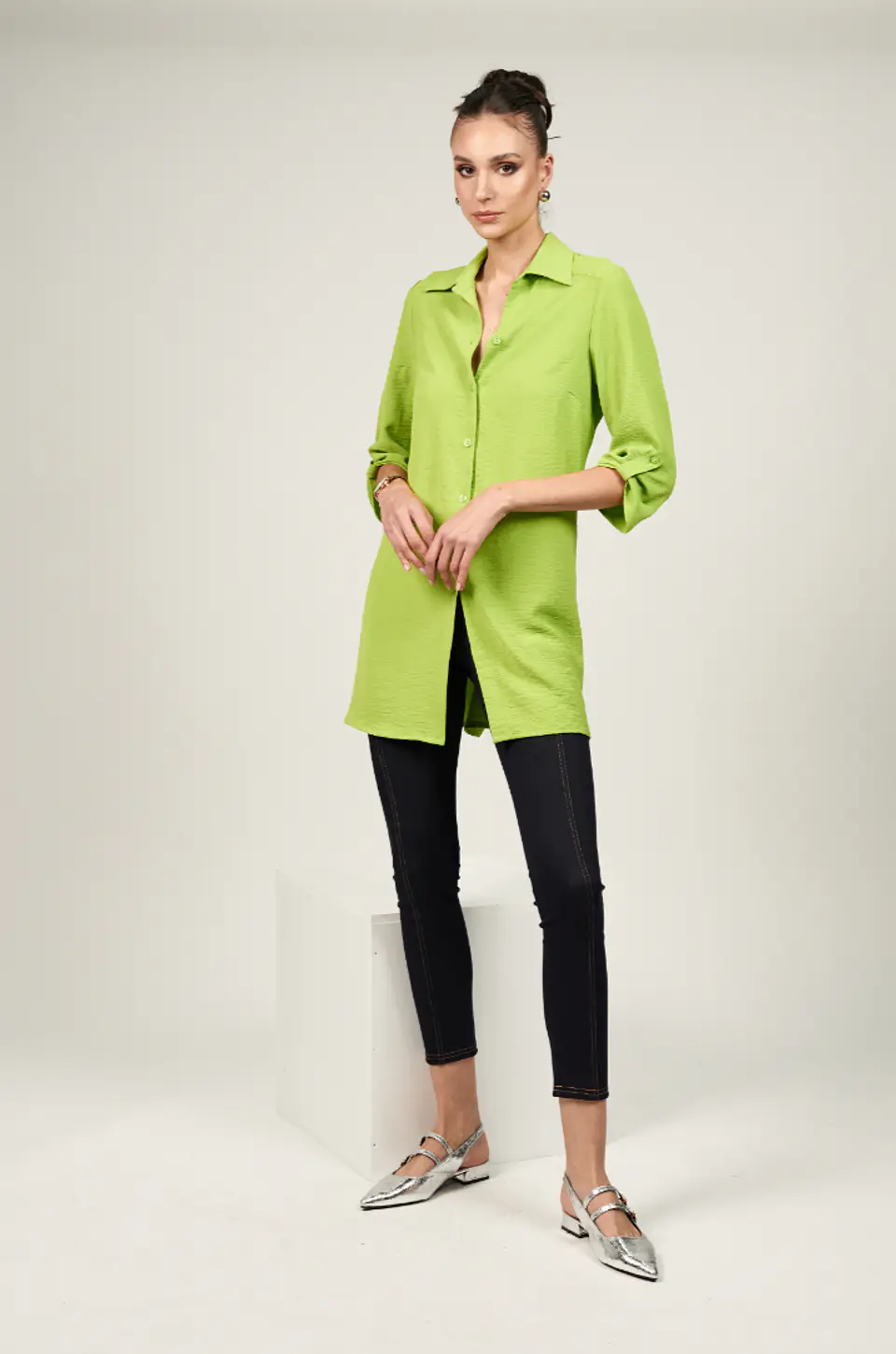 Blusón sofia pistacho  4
