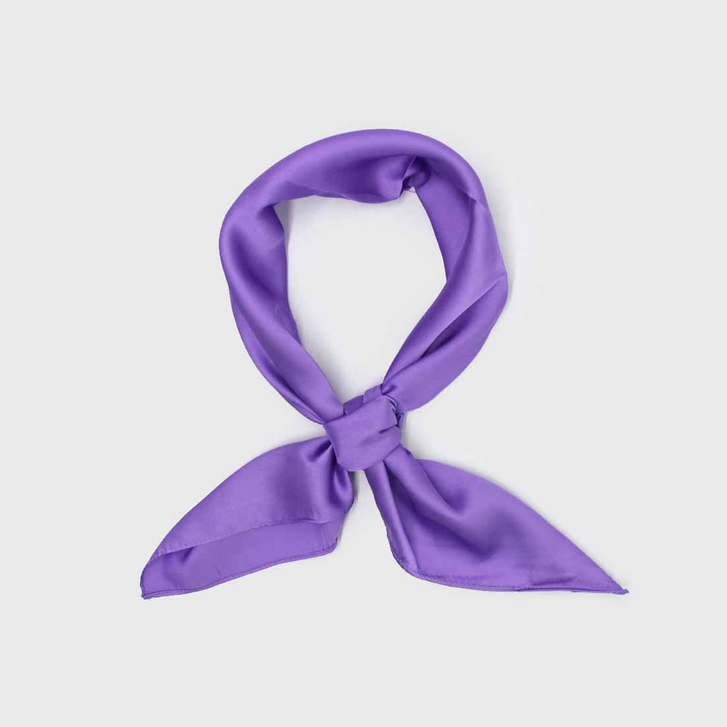 Pañuelo seda lila 70 x 70 1