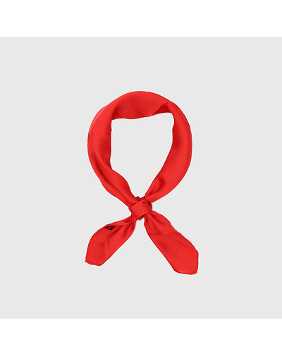 Pañuelo seda rojo 70 x 70