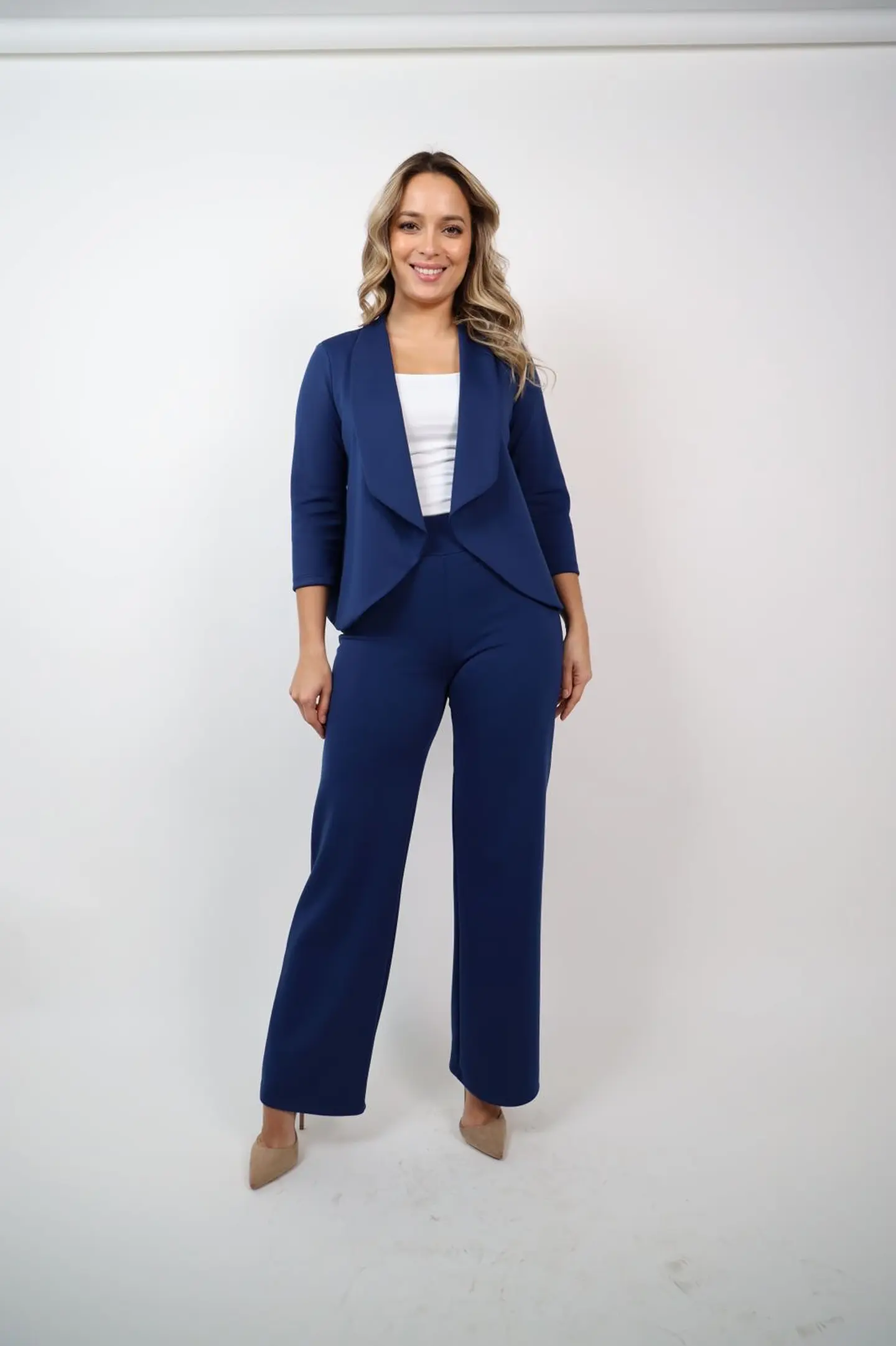 pantalón básico alfredo azul marino 2