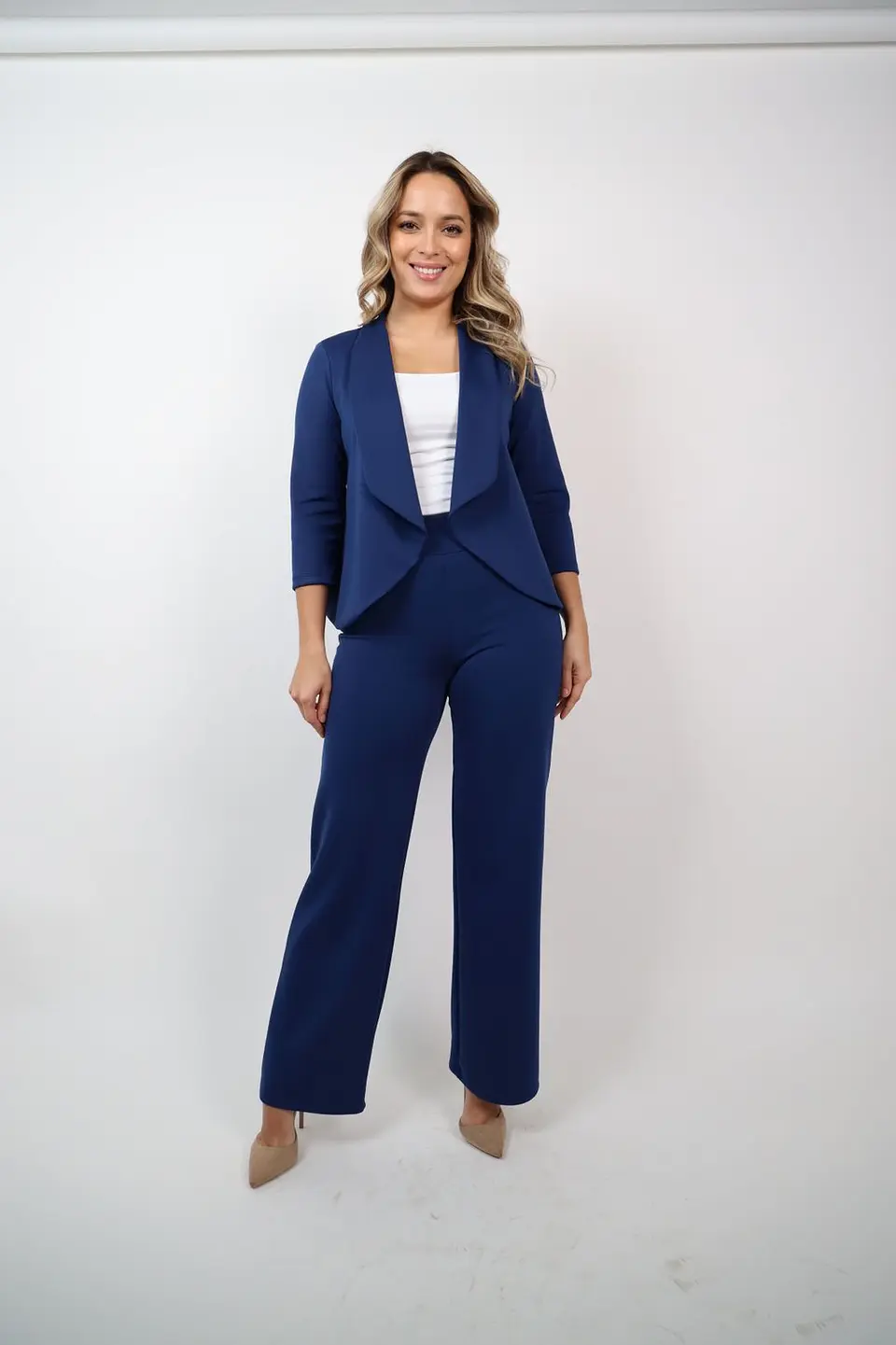 pantalón básico alfredo azul marino 2