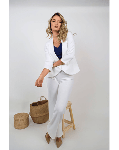 Blazer Teresa blanco 