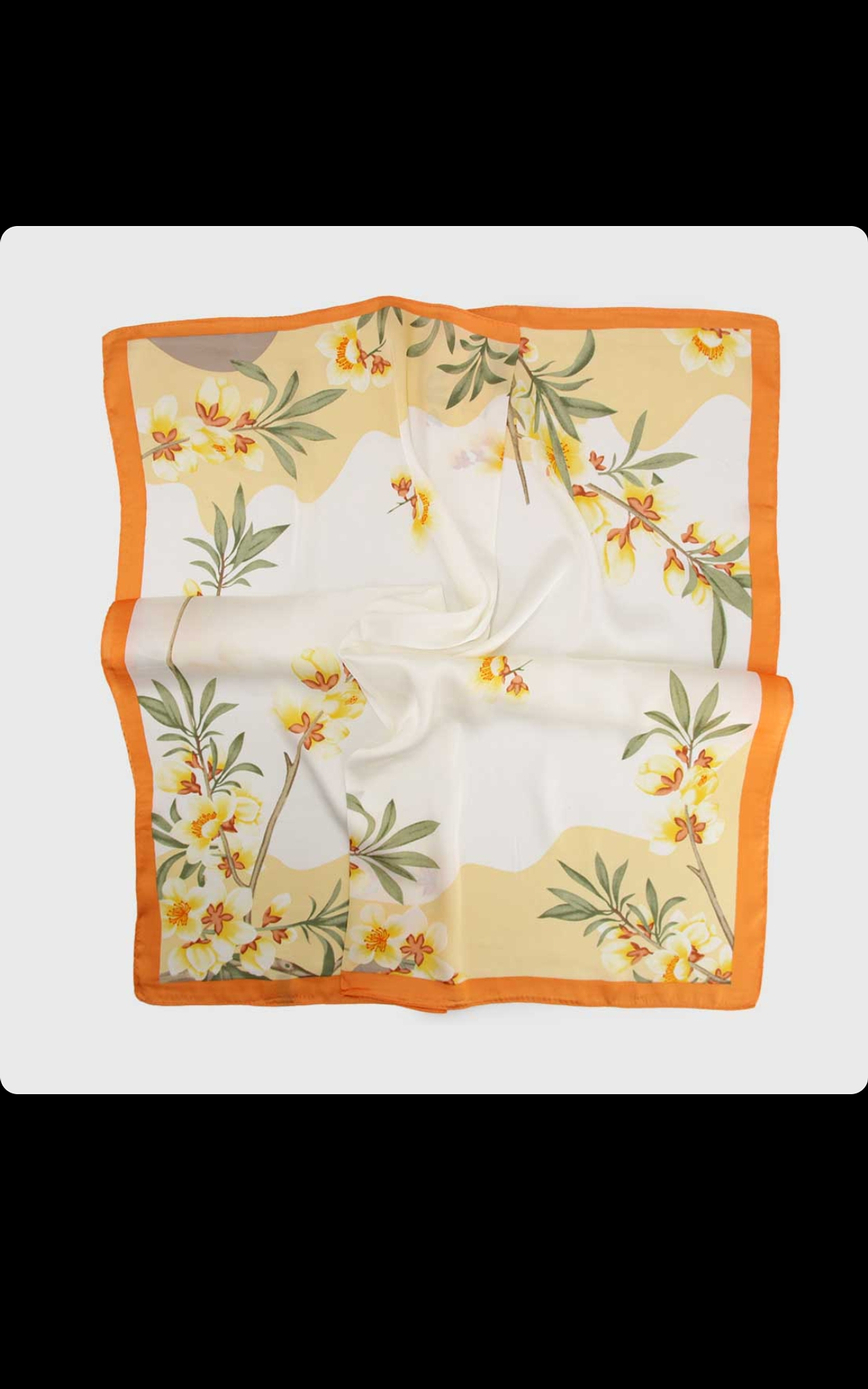 Pañuelo naranjo 70 x 70(331) 2