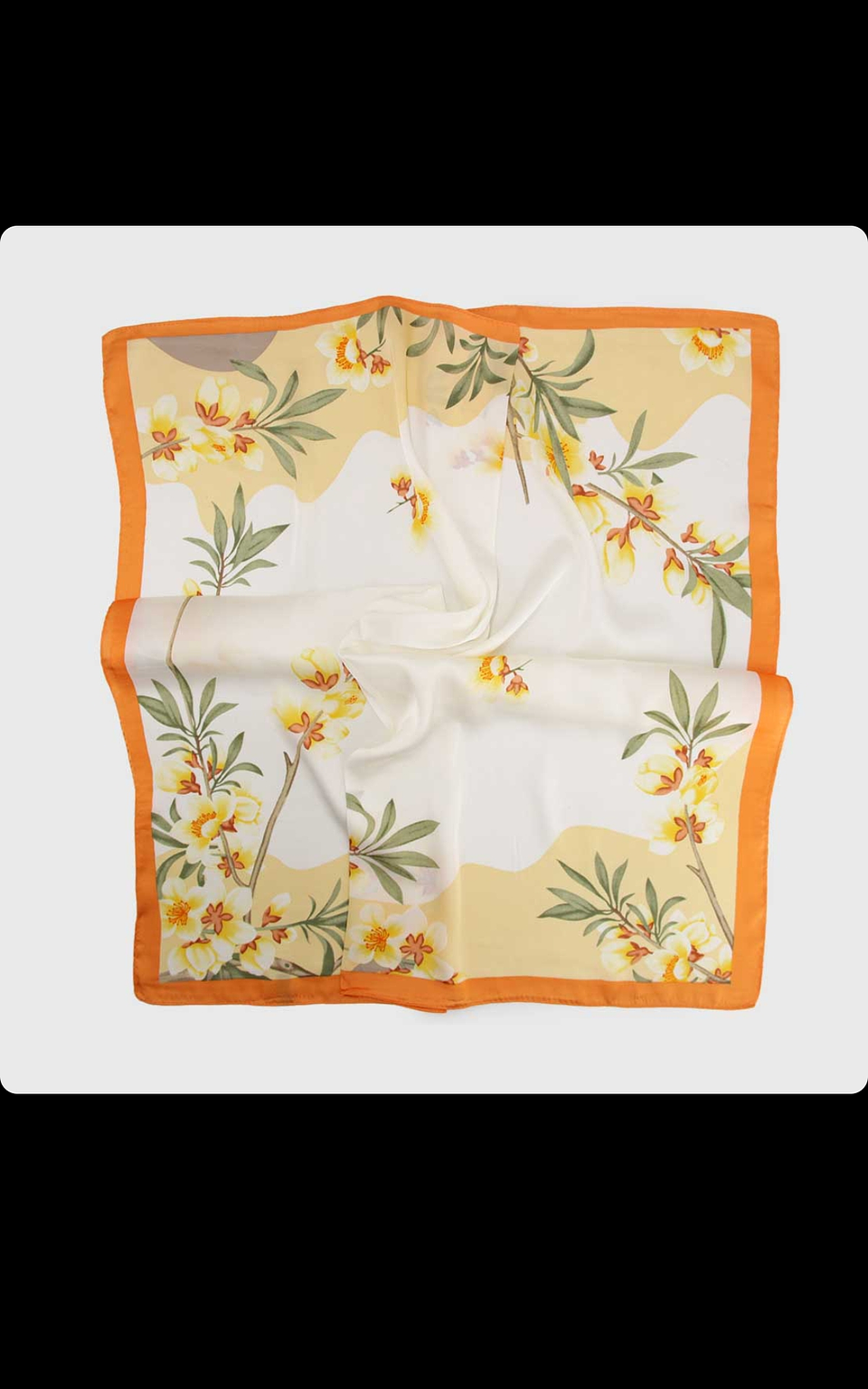 Pañuelo naranjo 70 x 70(331) 2