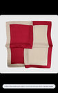 Pañuelo rojo con beige - Miniatura 2