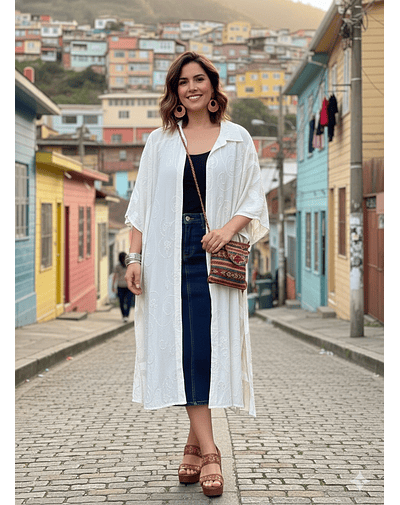 tapado bordado blanco