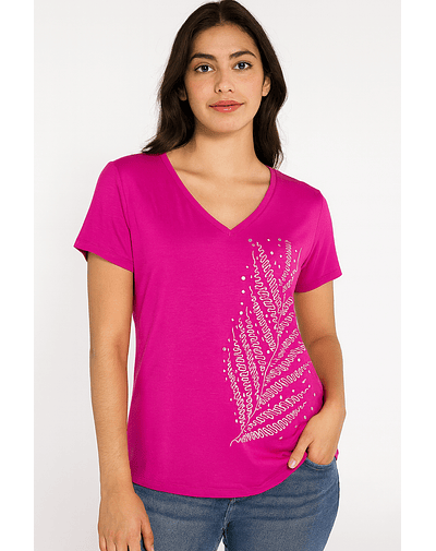 polera madrid fucsia