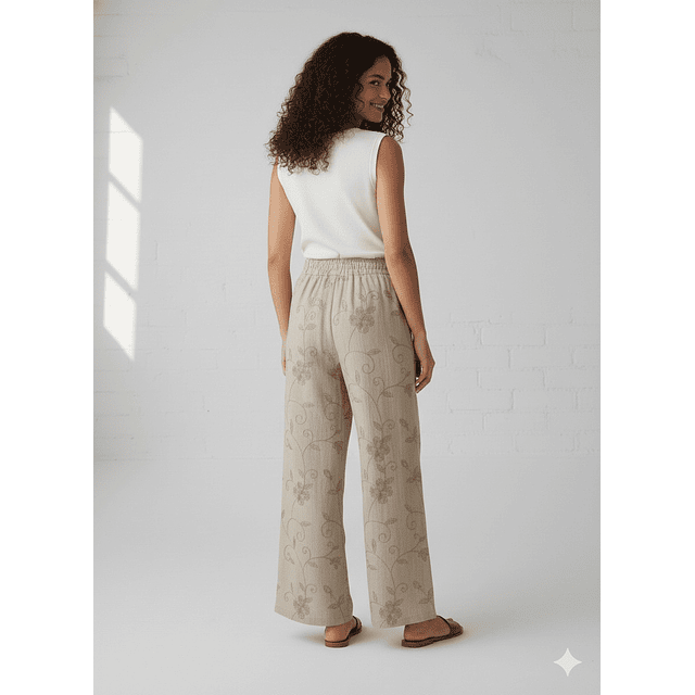 pantalon oaisis beige