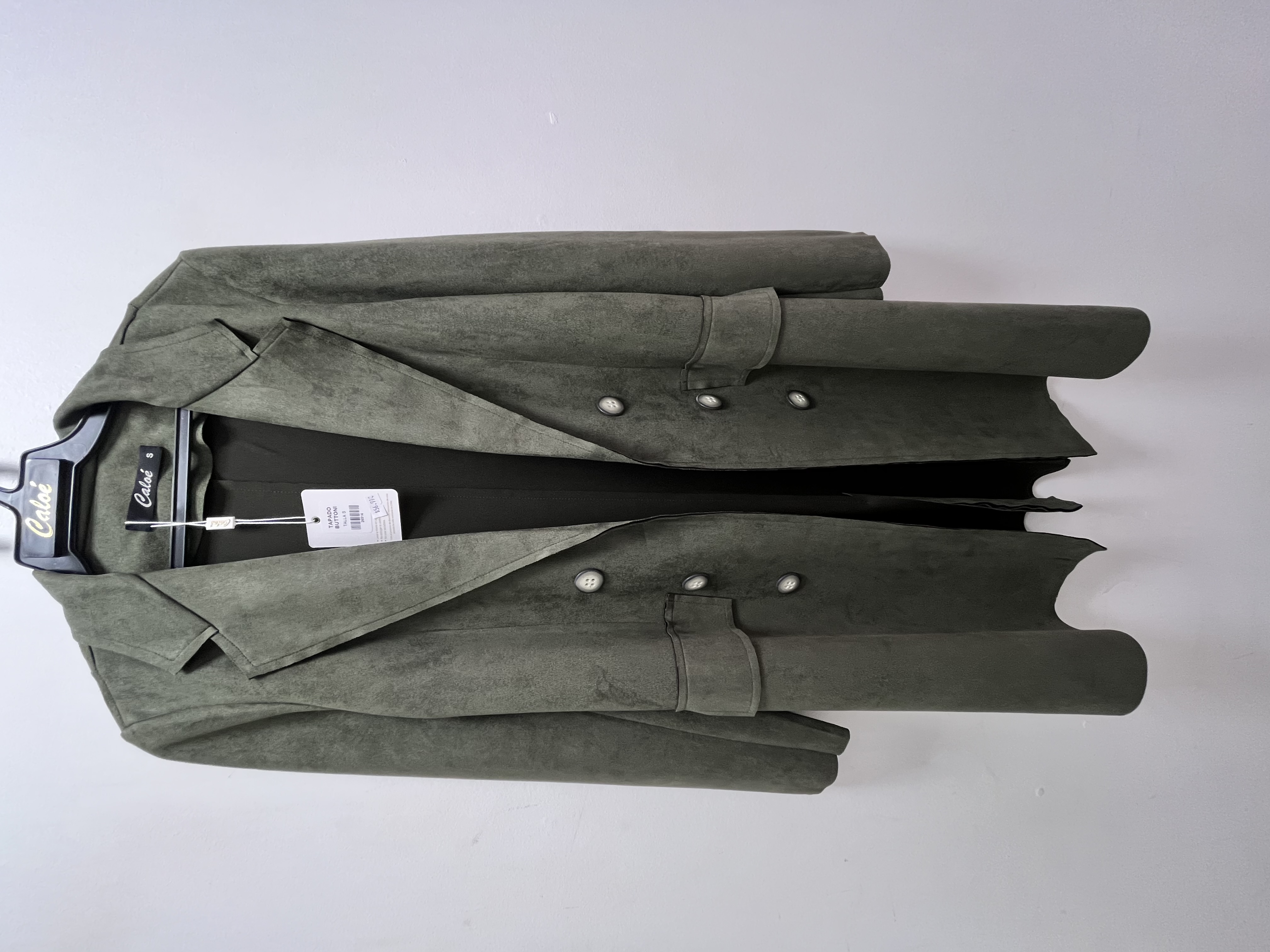 tapado buttoni verde musgo caloe