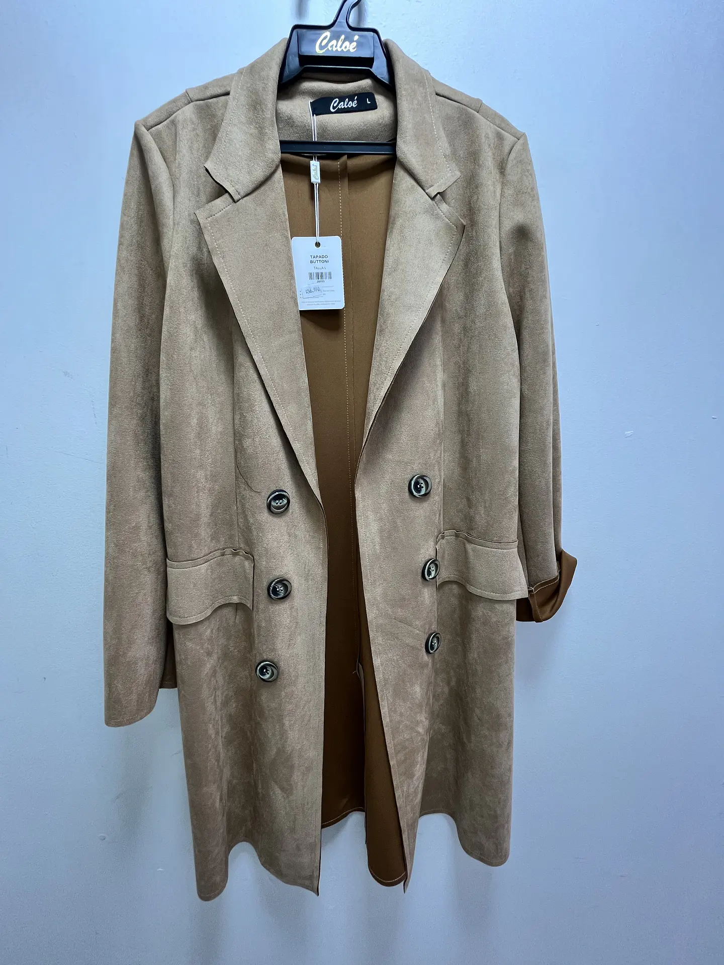 tapado buttoni beige caloe 1