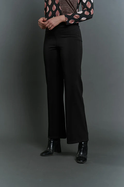 Pantalon básico alfredo negro