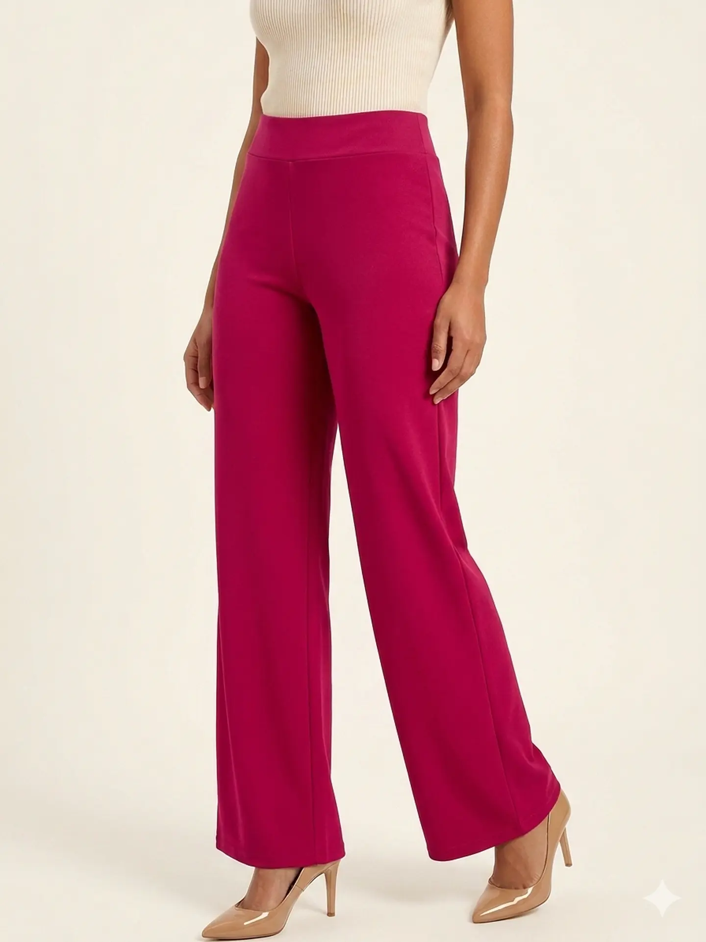 pantalón básico alfredo rojo 1