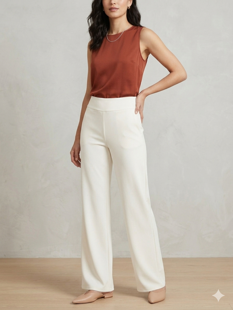 pantalon alfredo blanco