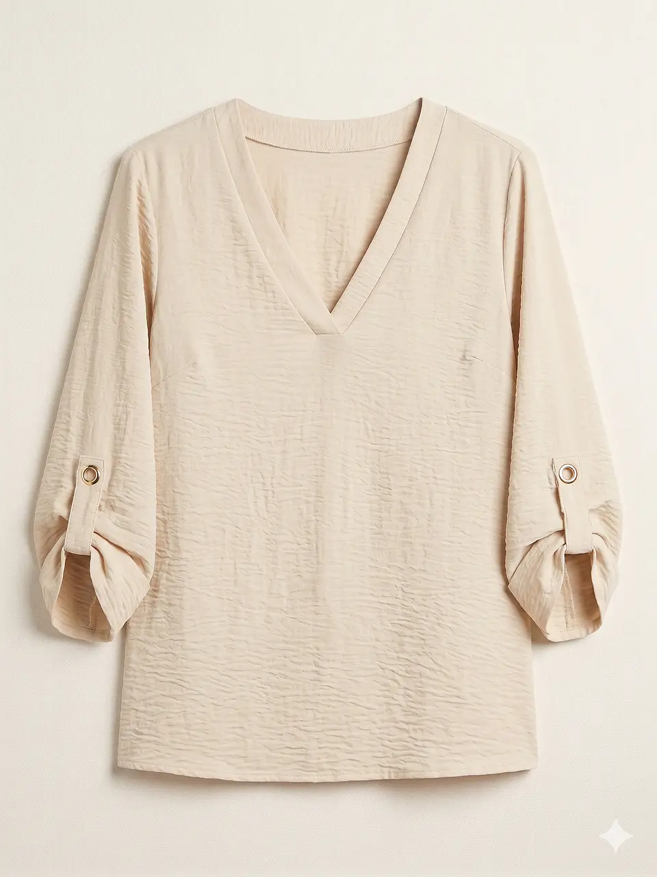 blusa argollas beige 2