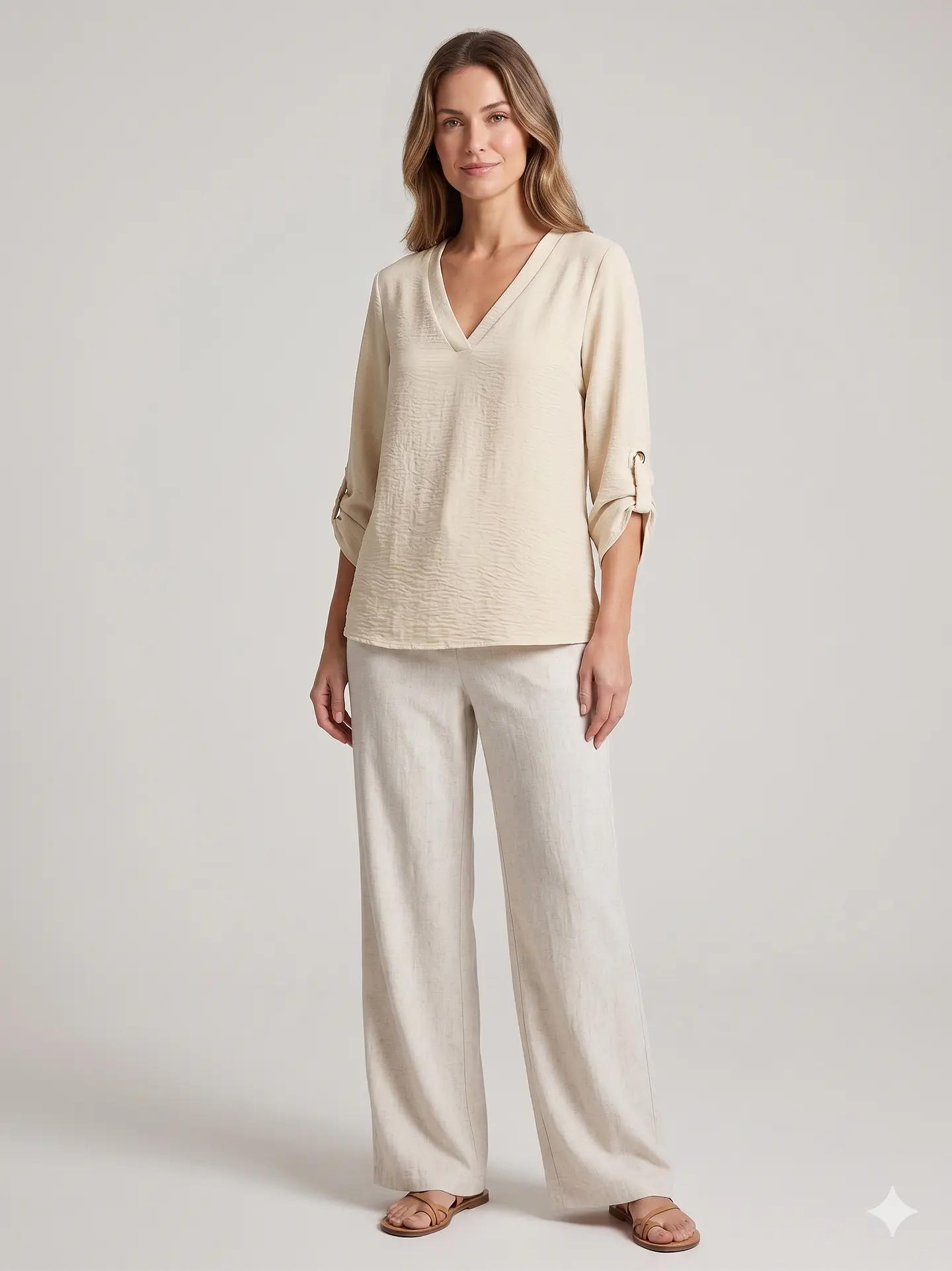blusa argollas beige 1