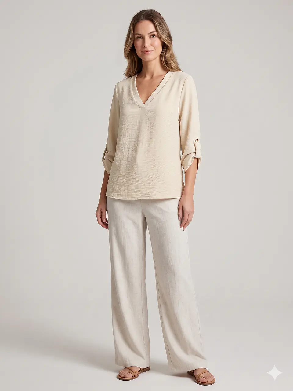 blusa argollas beige 1