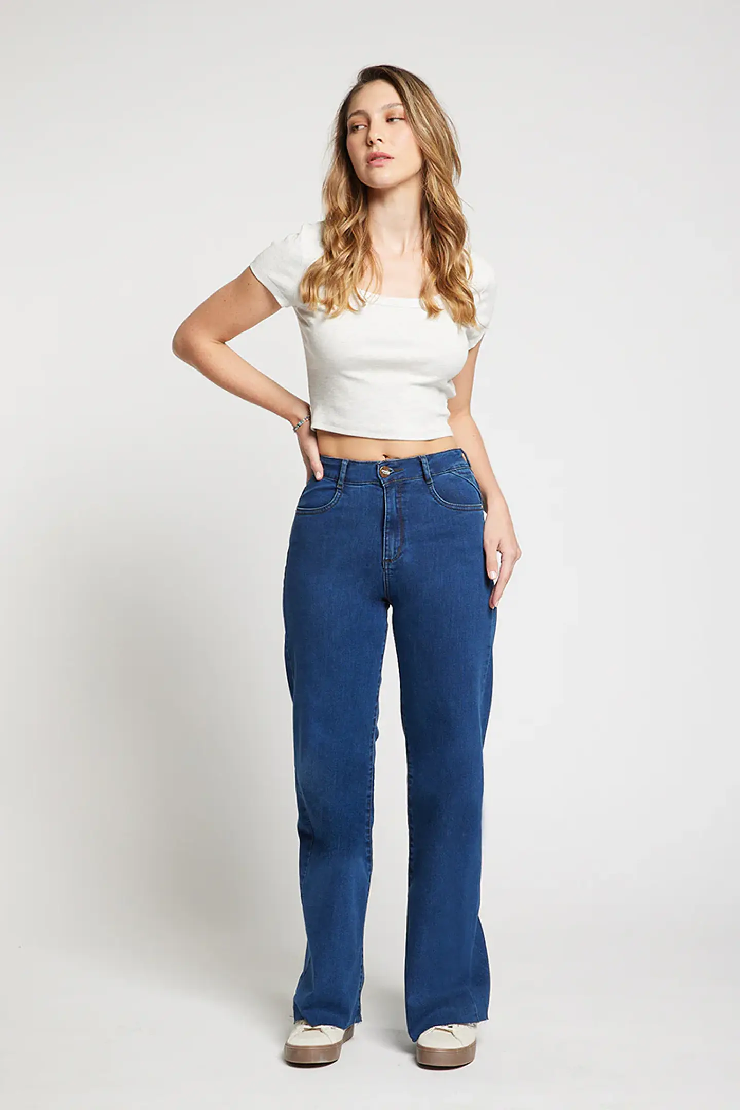 jeans wide leg dark 4567 1