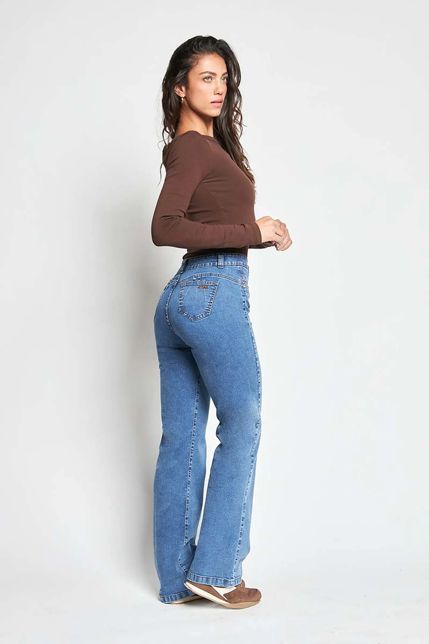 Jeans Mujer Tiro Alto Recto 5436 3