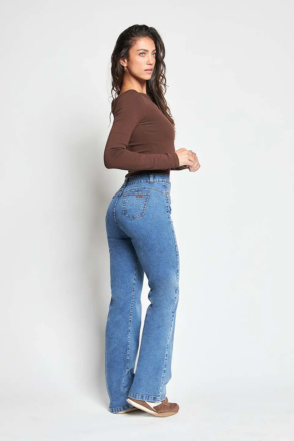 Jeans Mujer Tiro Alto Recto 5436 3
