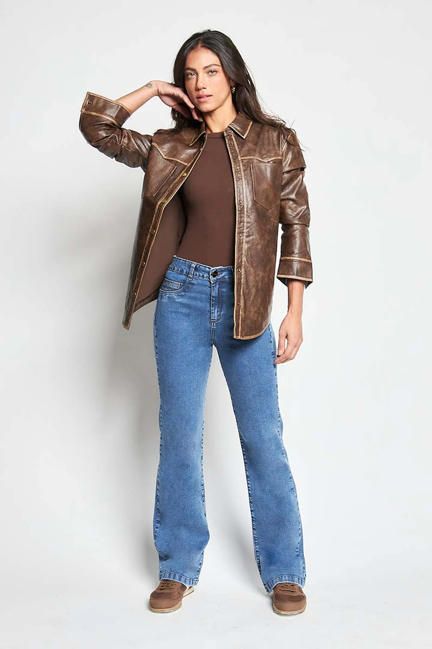 Jeans Mujer Tiro Alto Recto 5436 4
