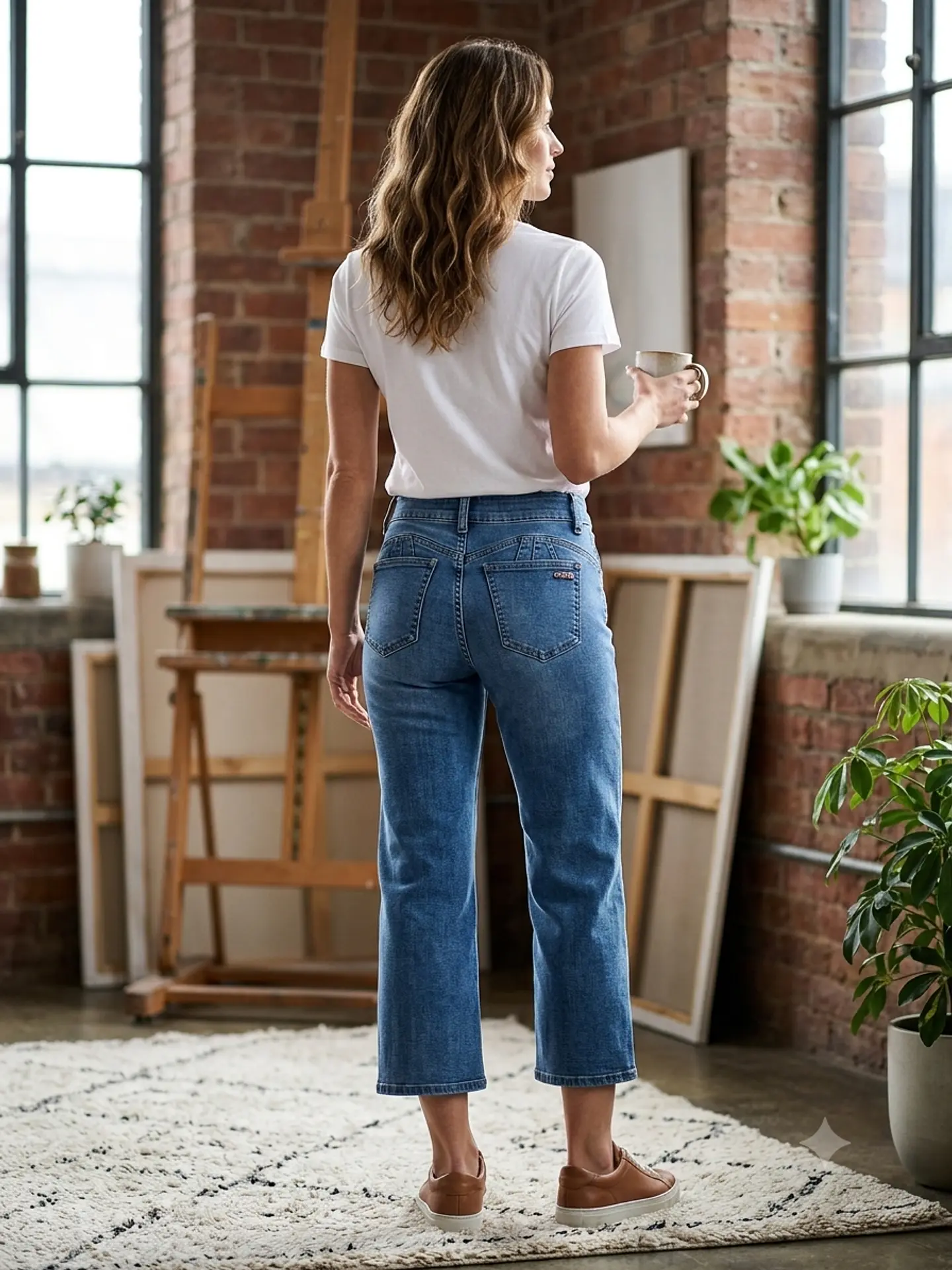 jeans tiro alto recto crop acid wash 5443 2