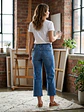 jeans tiro alto recto crop acid wash 5443 - Miniatura 2
