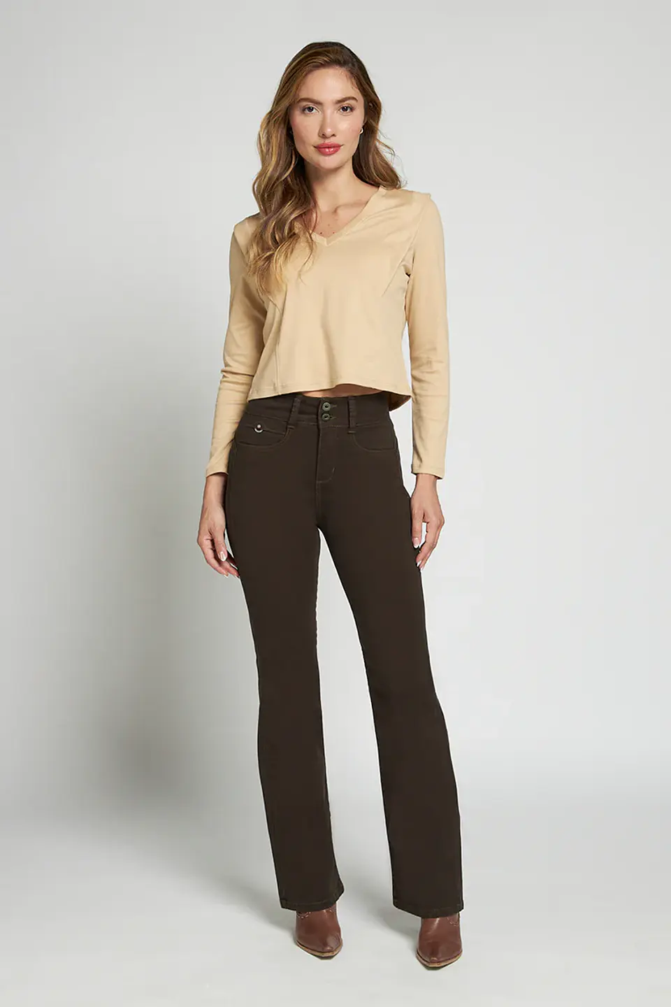 Jeans Mujer Tiro Alto Recto 5123 1