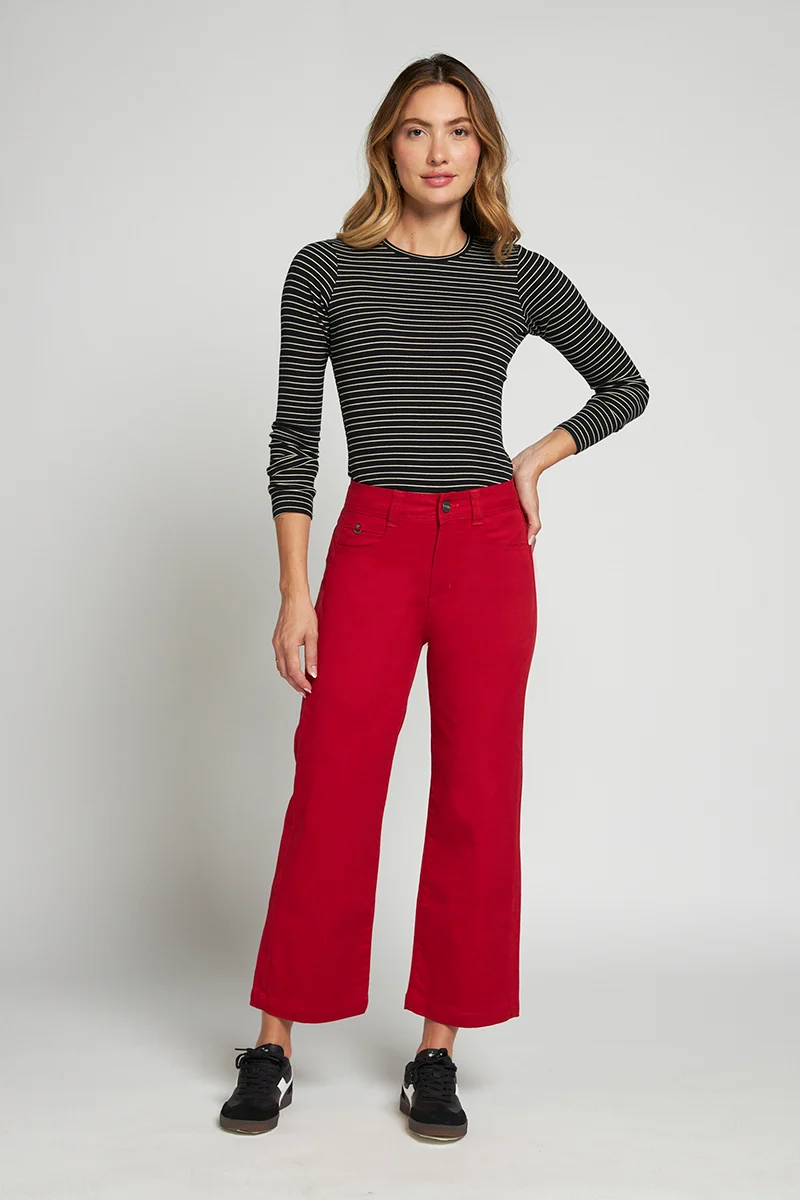 Jeans Mujer Divine Giulia Light Blue Tiro Alto Recto
