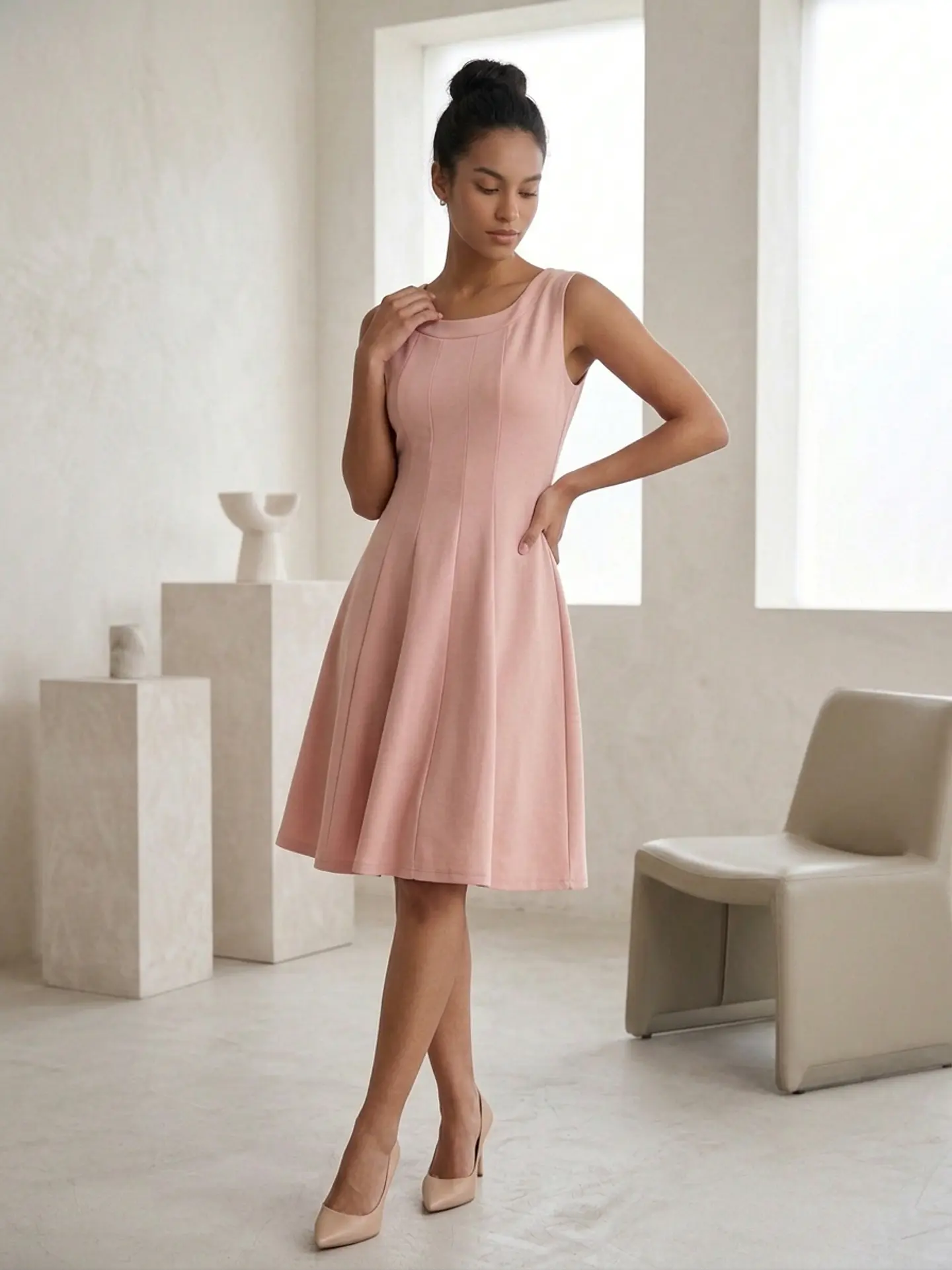 vestido citron nude 2