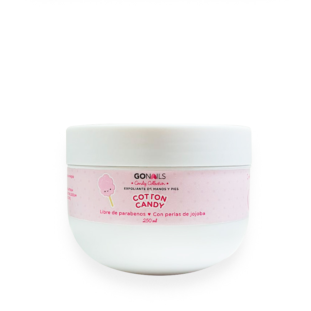 Go nails exfoliante cotton candy 250ml