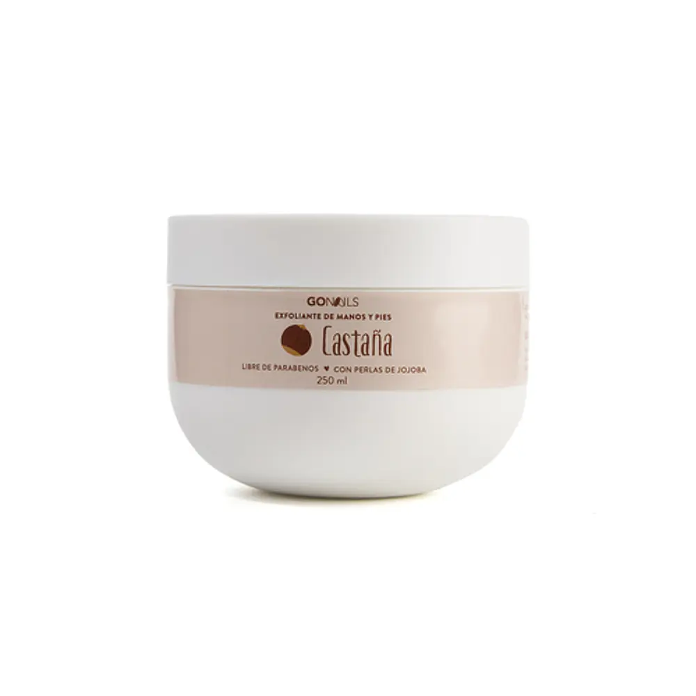 Go nails exfoliante castaña 250ml
